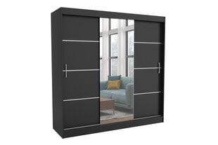 Шкаф Brent Windsor 200 Tomy, черный цвет цена и информация | Шкафы | 220.lv