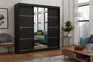 Шкаф Brent Windsor 200 Tomy, черный цвет цена и информация | Шкафы | 220.lv