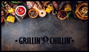 BBQ Grillin &Chillin коврик 67x120 cm цена и информация | Придверный коврик | 220.lv