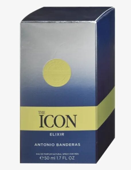 Smaržas vīriešiem Antonio Banderas The Icon Elixir EDP, 50 ml cena un informācija | Vīriešu smaržas | 220.lv