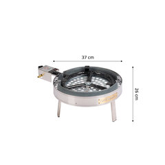 Газовая горелка GrillSymbol на ножках TW-460 цена и информация | Газовые горелки, баллоны | 220.lv