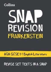 Frankenstein: AQA GCSE 9-1 English Literature Text Guide: Ideal for Home Learning, 2023 and 2024 Exams edition cena un informācija | Grāmatas pusaudžiem un jauniešiem | 220.lv