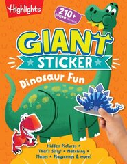 Giant Sticker Dinosaur Fun цена и информация | Книги для малышей | 220.lv