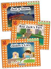 Jolly Phonics Orange Level Readers Set 4: in Precursive Letters (British English edition) cena un informācija | Bērnu grāmatas | 220.lv