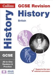 GCSE 9-1 History (British History Topics) All-in-One Complete Revision and Practice: Ideal for Home Learning, 2023 and 2024 Exams edition, GCSE History - British All-in-One Revision and Practice цена и информация | Книги для подростков и молодежи | 220.lv