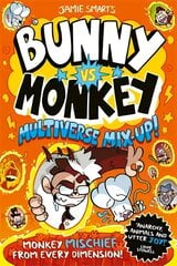 Bunny vs Monkey: Multiverse Mix-up! cena un informācija | Bērnu grāmatas | 220.lv