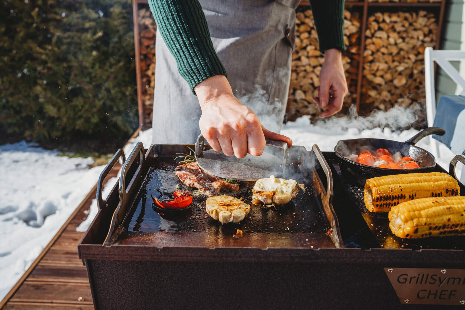 GrillSymbol Plancha panna/paplāte cena un informācija | Grila, barbekjū piederumi un aksesuāri | 220.lv