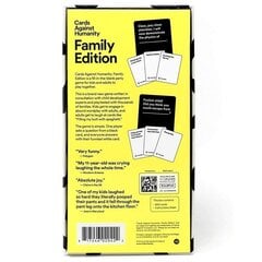 Galda spēle ģimenei Cards Against Humanity - Family Edition cena un informācija | Galda spēles | 220.lv