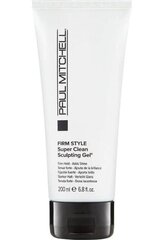 Гель для волос Paul Mitchell Firm Style Super Clean Sculpting Gel, 200 мл цена и информация | Средства для укладки волос | 220.lv