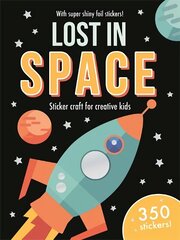 Foil Art Lost in Space: Mess-free foil craft for creative kids! цена и информация | Книжки - раскраски | 220.lv