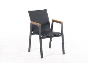 Садовый стул Bella, серый цена и информация | скамейка со столиком | 220.lv