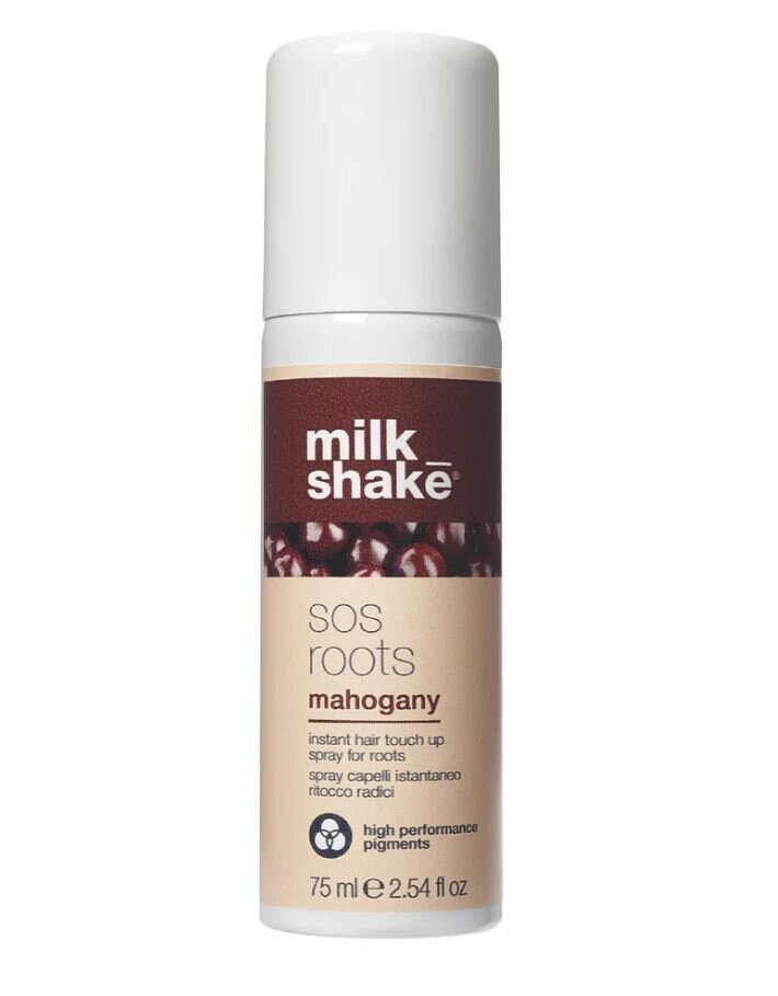 Izsmidzināmā krāsa matu saknēm Milk Shake SOS Roots Mahogany, 75 ml цена и информация | Matu krāsas | 220.lv