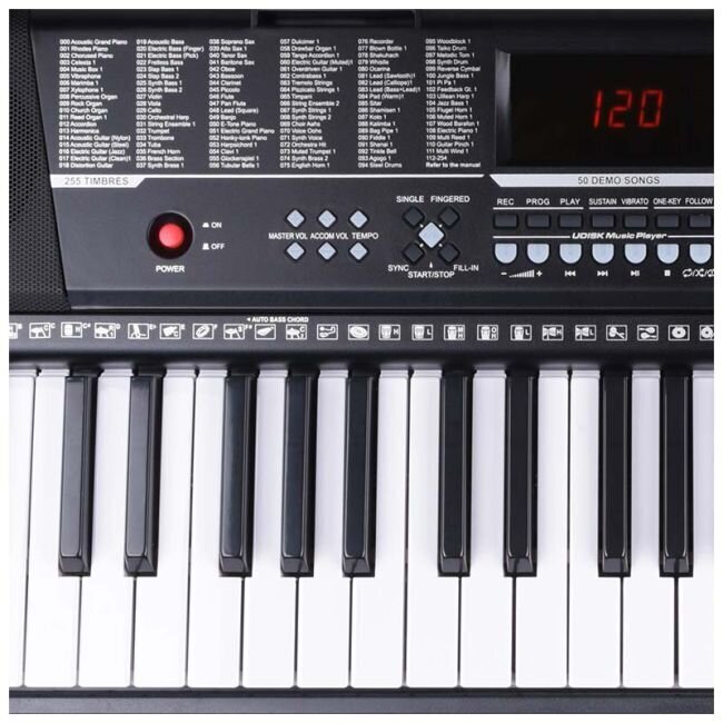 MK 2102 KEYBOARD ērģeļtaustiņi, lai mācītos atskaņot USB MP3 цена и информация | Mūzikas instrumentu piederumi | 220.lv