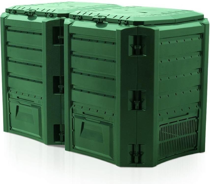 Komposta tvertne IKSM800Z, 800 l cena un informācija | Komposta kastes un āra konteineri | 220.lv