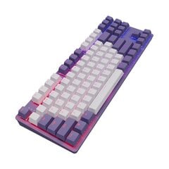 Dark Project One KD87A Violet-White, G3MS Sapphire Switch, US цена и информация | Клавиатуры | 220.lv