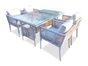 Комплект садовой мебели, стол + 2 складных стула цена и информация | Комплекты уличной мебели | 220.lv
