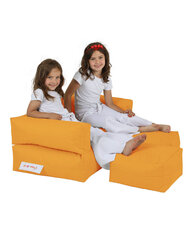 Sēžammaiss Kids Double Seat Pouf, oranžs cena un informācija | Sēžammaisi, pufi | 220.lv