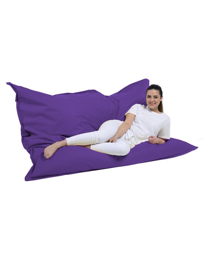 Sēžammaiss Giant Cushion, violets cena un informācija | Sēžammaisi, pufi | 220.lv