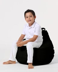 Bērnu pupiņu maiss Premium Kids, melns cena un informācija | Sēžammaisi, pufi | 220.lv