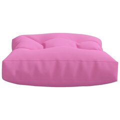 vidaXL palešu dīvānu matrači, 2 gab., rozā audums cena un informācija | Krēslu paliktņi | 220.lv