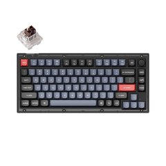 Keychron V3 80% Механическая клавиатура (ANSI, Carbon Black, RGB, Hot-swap, US, Pro Brown Switch) цена и информация | Клавиатуры | 220.lv