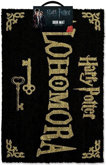 Durvju paklājiņš Harry Potter Alohomora 60 x 40 cm cena un informācija | Kājslauķi | 220.lv