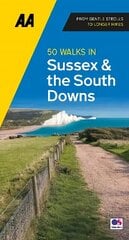 50 Walks in Sussex & South Downs 5th New edition cena un informācija | Grāmatas par veselīgu dzīvesveidu un uzturu | 220.lv