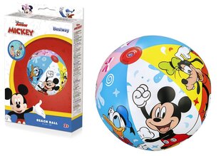 Piepūšamā bumba Bestway Mickey, 51cm cena un informācija | Piepūšamās rotaļlietas un pludmales preces | 220.lv