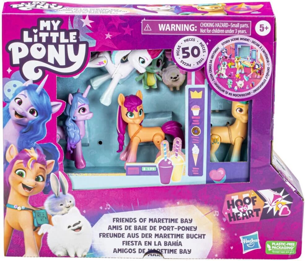 Komplekts My Little Pony - Friends of Maretime Bay - 50 gab cena un informācija | Rotaļlietas meitenēm | 220.lv
