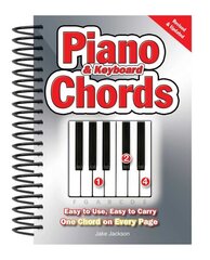 Piano & Keyboard Chords: Easy-to-Use, Easy-to-Carry, One Chord on Every Page Revised edition cena un informācija | Mākslas grāmatas | 220.lv