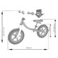 Līdzsvara velosipēds Baby Mix, oranžs, WB08 cena un informācija | Balansa velosipēdi | 220.lv