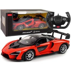 Auto RC Car Auto R/C McLaren Senna Rastar 1:14, sarkana cena un informācija | Rotaļlietas zēniem | 220.lv