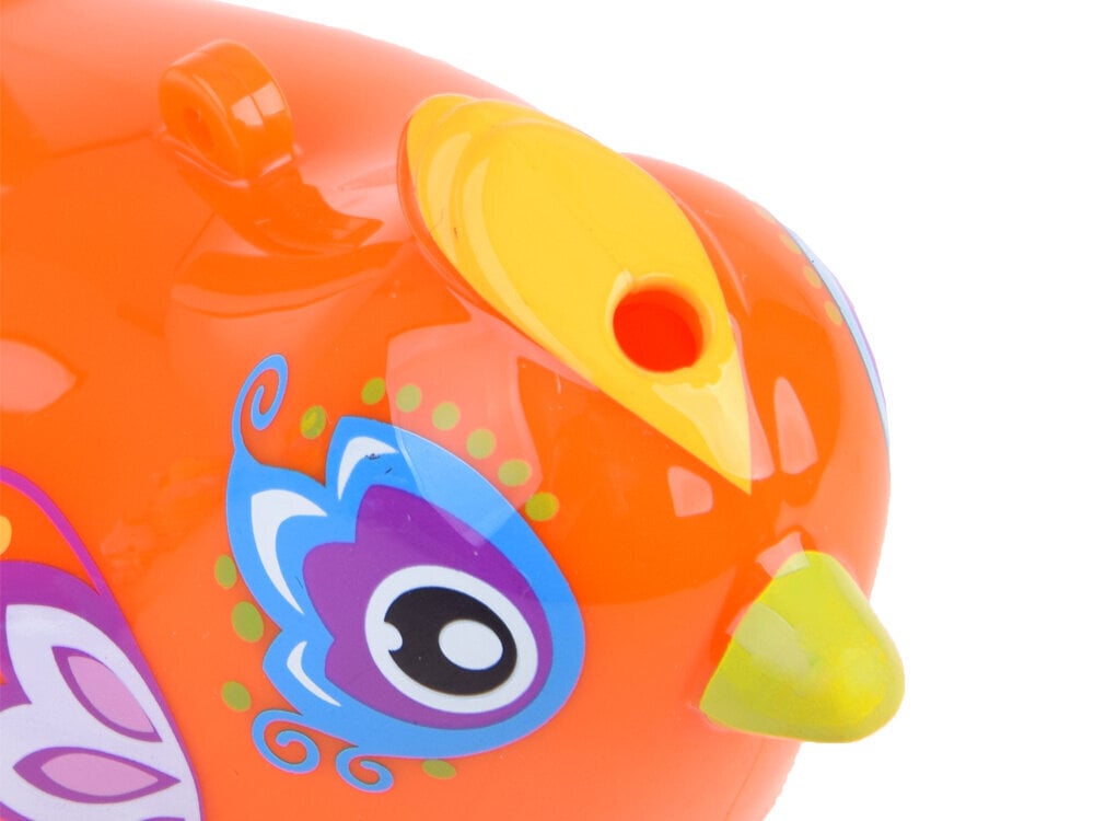 Ūdens svilpe Hola, putns, oranžs cena un informācija | Attīstošās rotaļlietas | 220.lv