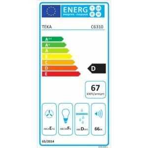 Tvaika nosūcējs Teka C6310BK 60 цена и информация | Tvaika nosūcēji | 220.lv