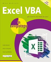 Excel VBA in easy steps: Covers Visual Studio Community 2017 3rd ed. цена и информация | Развивающие книги | 220.lv