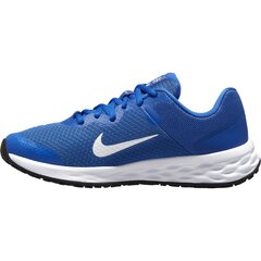 Nike jauniešu skriešanas apavi Revolution 6, zili cena un informācija | Sporta apavi bērniem | 220.lv