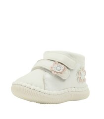 Теплые пинетки для малышей 141113 02, белый/розовый 141113*02-021 цена и информация | Детская зимняя обувь | 220.lv