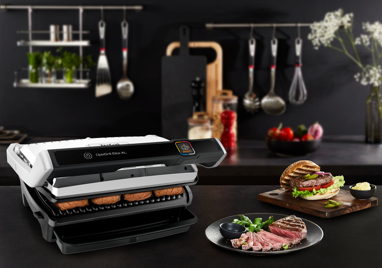 Закрытый гриль Электрический гриль TEFAL GC 760D OptiGrill XL цена | 220.lv