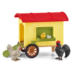 SCHLEICH FARM WORLD Pārvietojamā vistu kūts cena un informācija | Rotaļlietas meitenēm | 220.lv