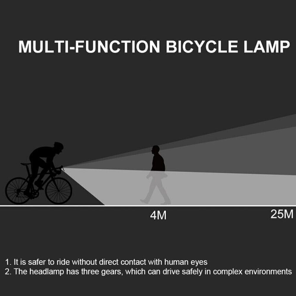 Velosipēda priekšējo un aizmugurējo lukturu komplekts cena un informācija | Velo lukturi un atstarotāji | 220.lv