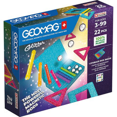 Магнитный конструктор Playset Geomag Glitter, 22 д. цена и информация | Kонструкторы | 220.lv