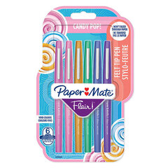 Marķieri PaperMate Flair Candy Pop 6, 6 gab. цена и информация | Принадлежности для рисования, лепки | 220.lv