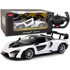 RC mašīna R/C McLaren Senna Rastar 1:14, balta cena un informācija | Rotaļlietas zēniem | 220.lv