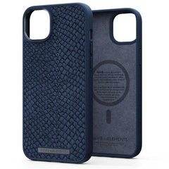 Njord byElements Salmon Leather MagSafe, iPhone 14 Plus, blue - Case цена и информация | Чехлы для телефонов | 220.lv