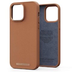 Njord byElements Genuine Leather, iPhone 14 Pro Max, cognac - Case cena un informācija | Telefonu vāciņi, maciņi | 220.lv