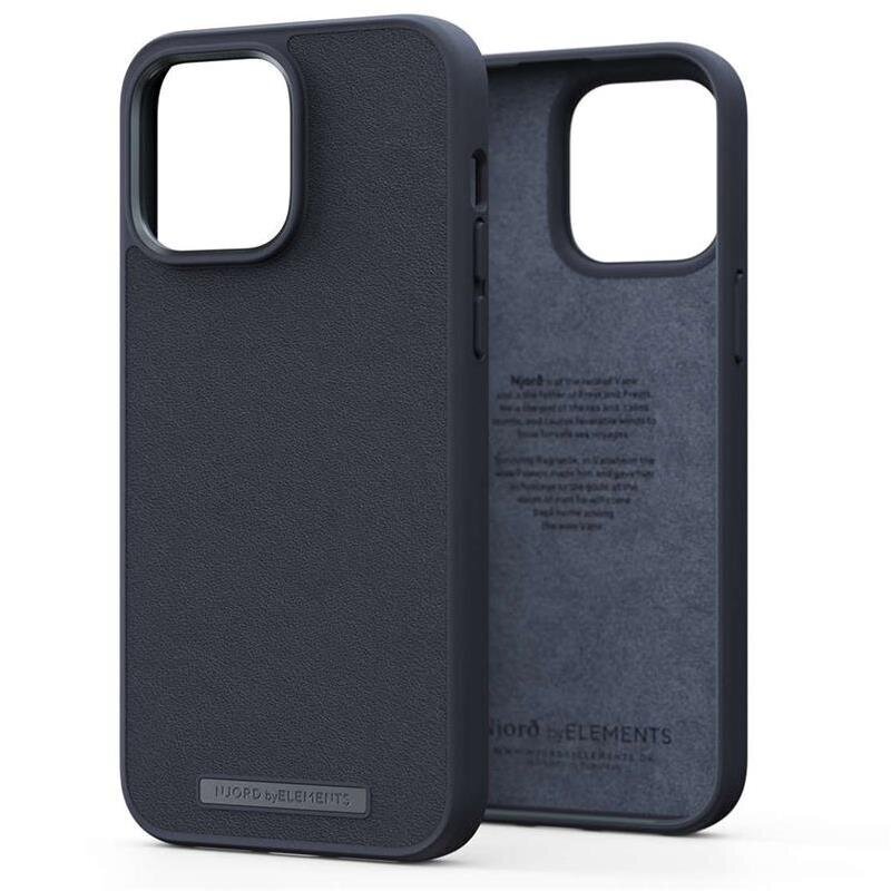 Njord byElements Genuine Leather, iPhone 14 Pro Max, black - Case цена и информация | Telefonu vāciņi, maciņi | 220.lv