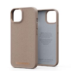 Njord byElements Fabric Just, iPhone 14, pink sand - Case цена и информация | Чехлы для телефонов | 220.lv