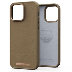 Njord byElements Suede Comfort+, iPhone 14 Pro Max, camel - Case cena un informācija | Telefonu vāciņi, maciņi | 220.lv