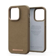 Njord byElements Suede Comfort+, iPhone 14 Pro, camel - Case цена и информация | Чехлы для телефонов | 220.lv