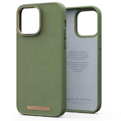 Njord byElements Suede Comfort+, iPhone 14 Pro Max, olive - Case цена и информация | Чехлы для телефонов | 220.lv
